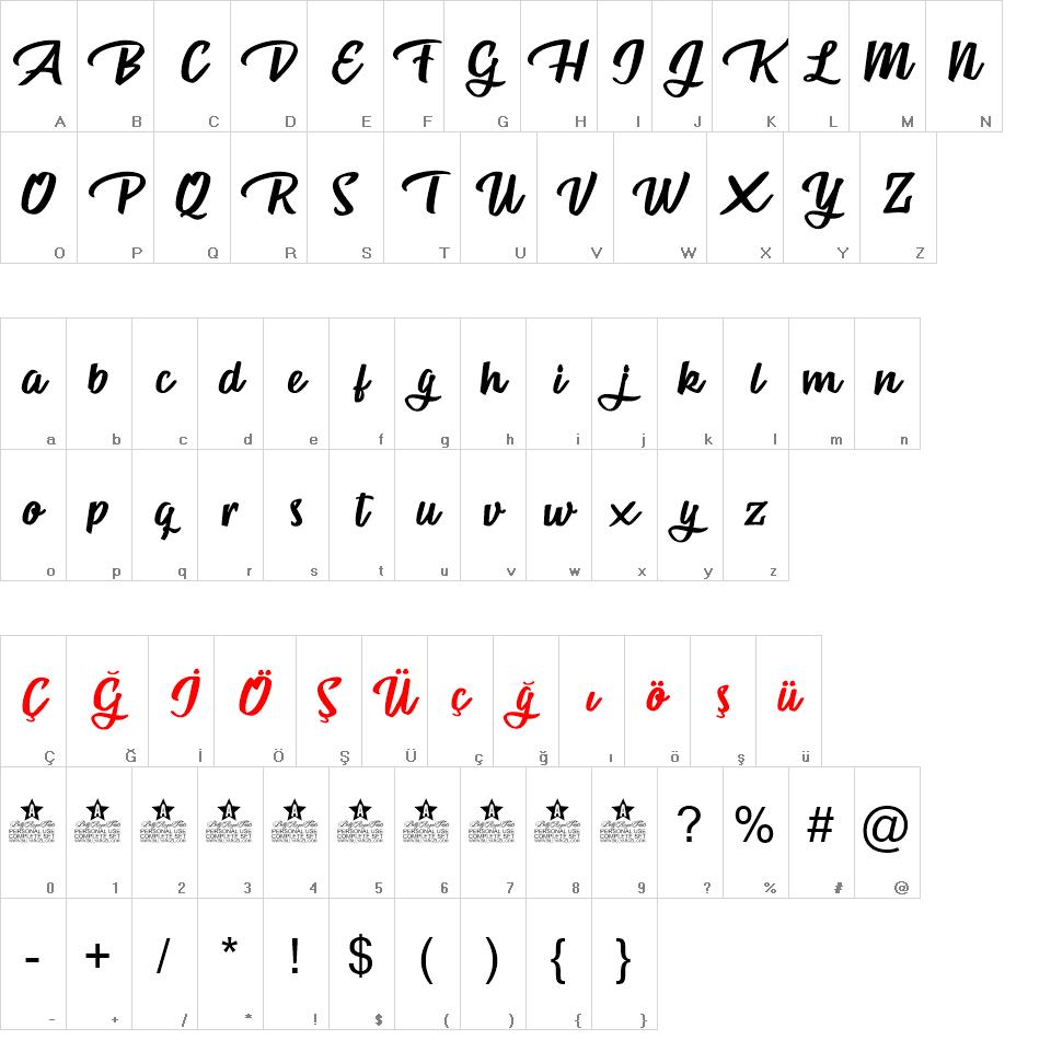 Talk Sing font